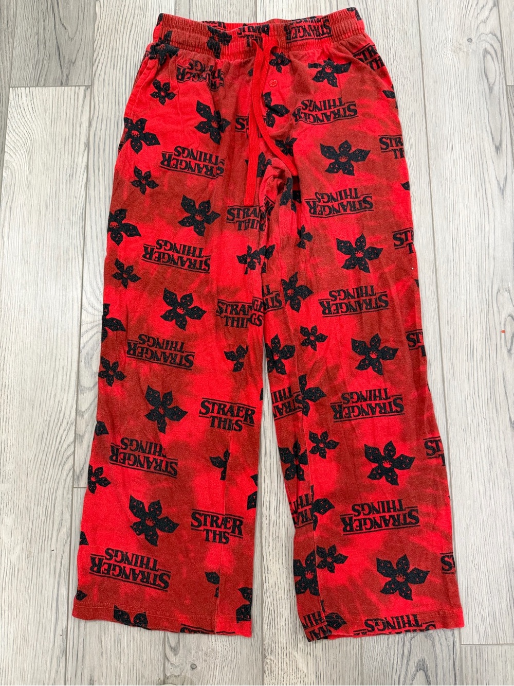 Stranger Things Red & Black Lounge/Pajama Pants